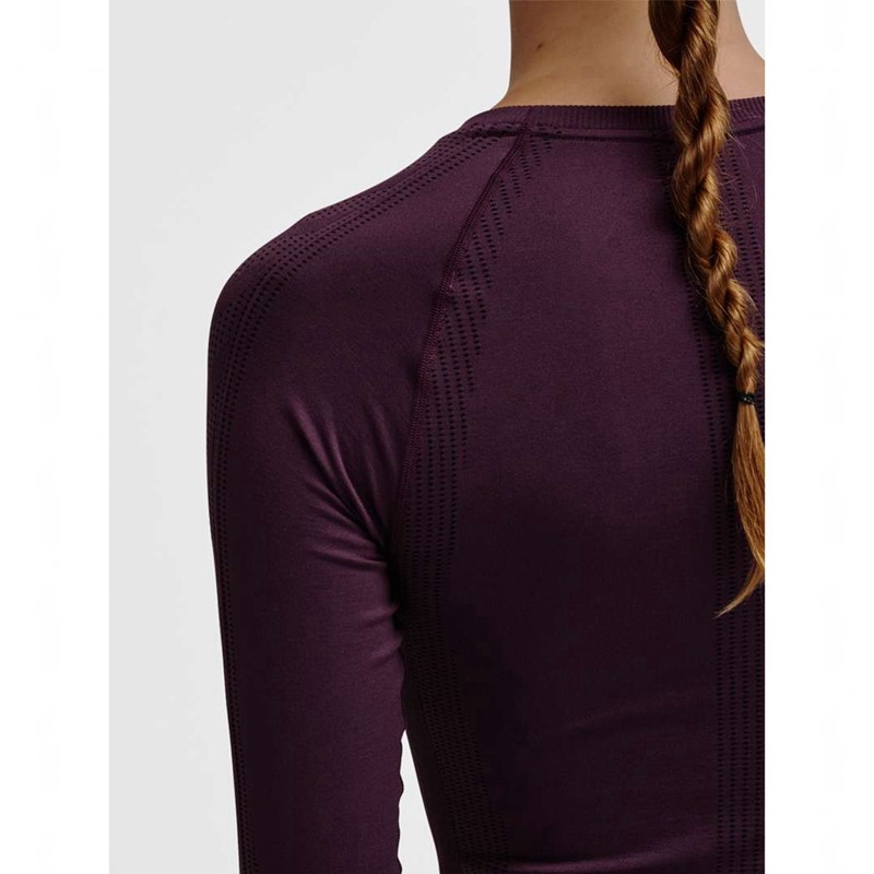 T Shirts Hummel Mt Shaping Seamless L/S Femme Violette | 635415-044