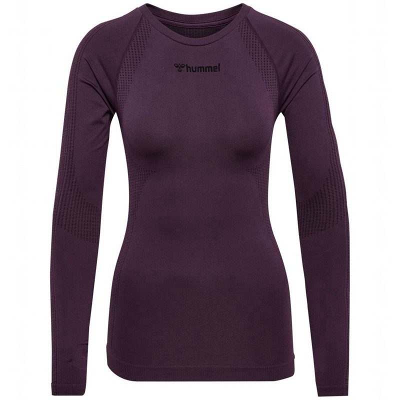 T Shirts Hummel Mt Shaping Seamless L/S Femme Violette | 635415-044
