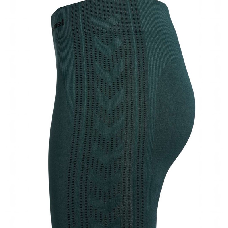 T Shirts Hummel Mt Shaping Seamless Mw Femme Vert | 965756-522