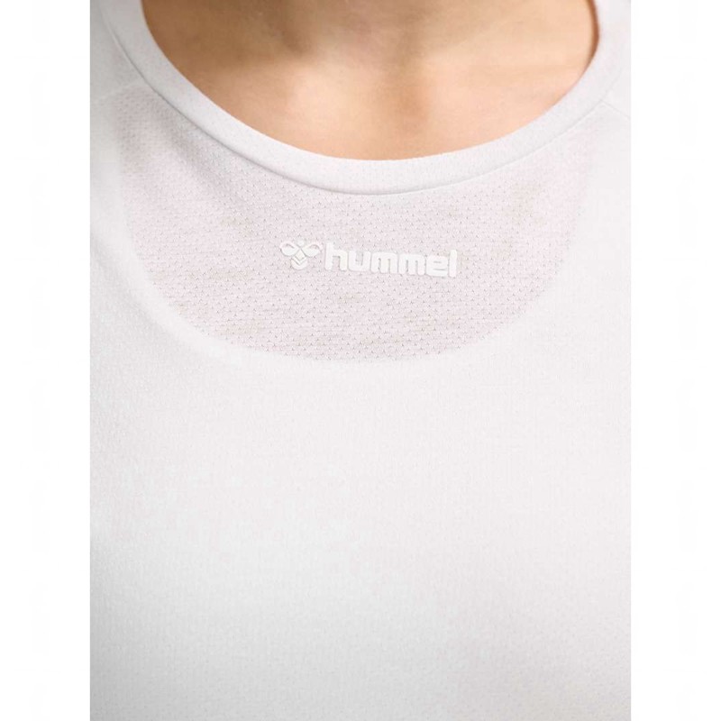T Shirts Hummel Mt Vanja L/S Femme Blanche | 531760-666
