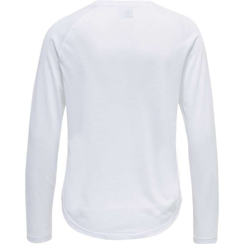 T Shirts Hummel Mt Vanja L/S Femme Blanche | 531760-666
