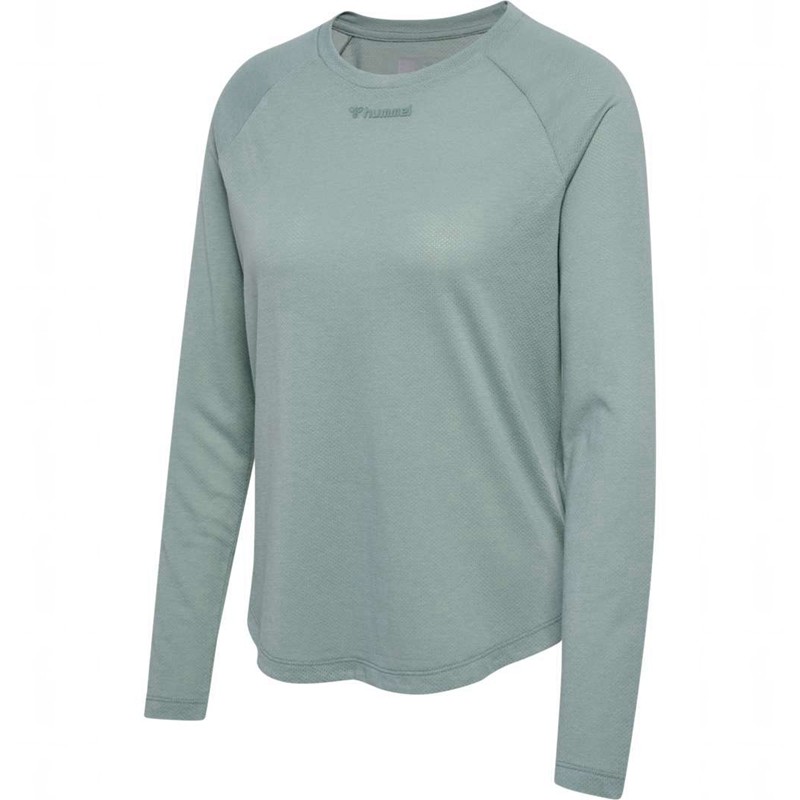 T Shirts Hummel Mt Vanja L/S Femme Grise | 080018-731