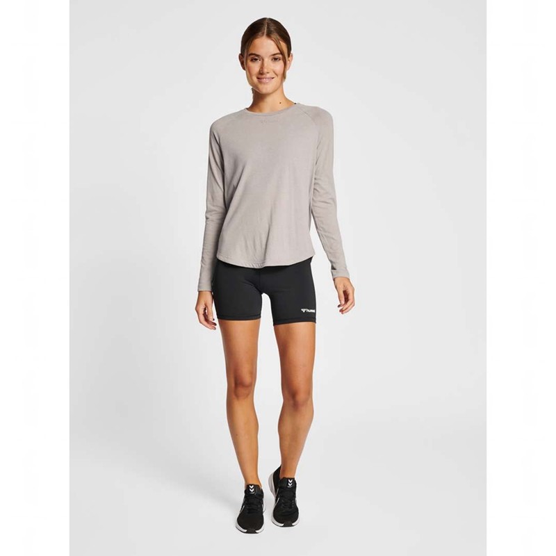 T Shirts Hummel Mt Vanja L/S Femme Grise | 794518-467