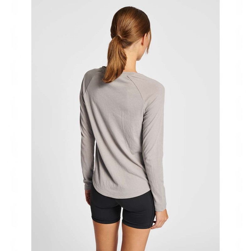 T Shirts Hummel Mt Vanja L/S Femme Grise | 794518-467