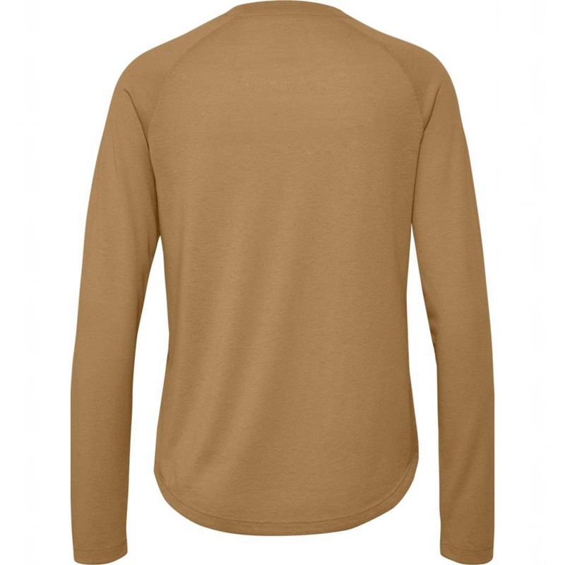 T Shirts Hummel Mt Vanja L/S Femme Marron | 134174-354