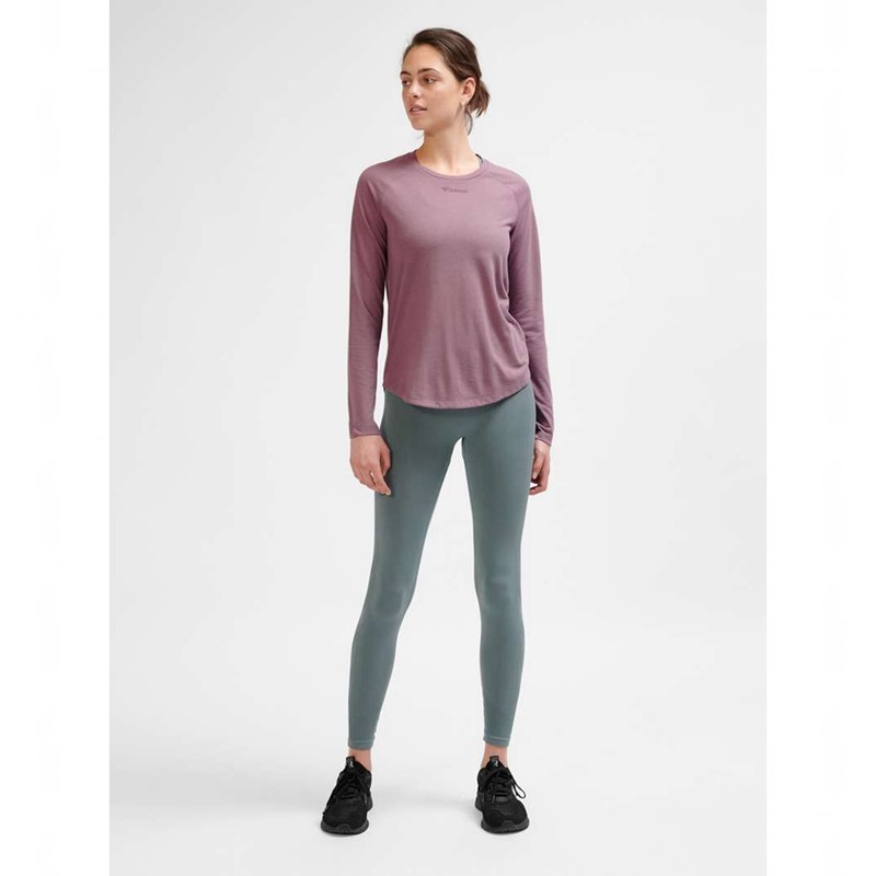 T Shirts Hummel Mt Vanja L/S Femme Rose | 037205-791