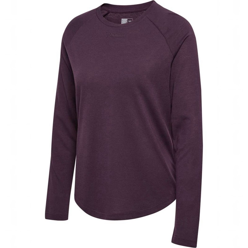 T Shirts Hummel Mt Vanja L/S Femme Violette | 831584-903