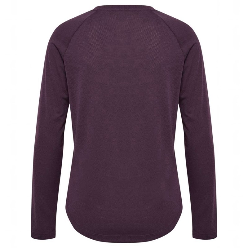 T Shirts Hummel Mt Vanja L/S Femme Violette | 831584-903
