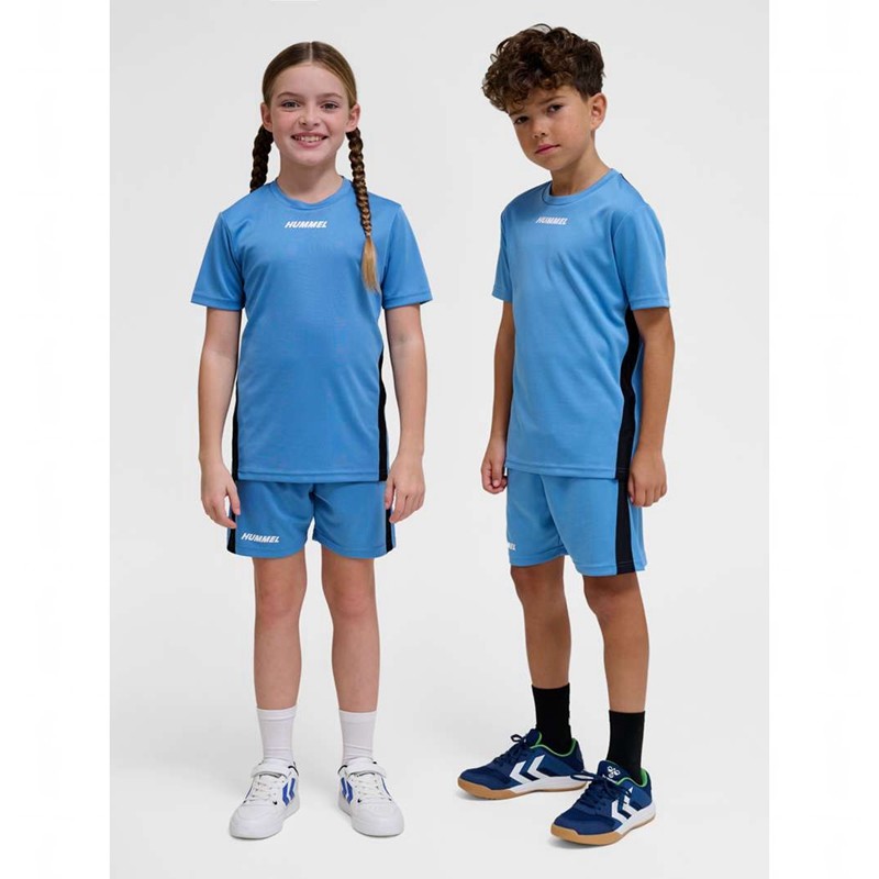 T Shirts Hummel Multi Pl Enfant Bleu | 340099-492