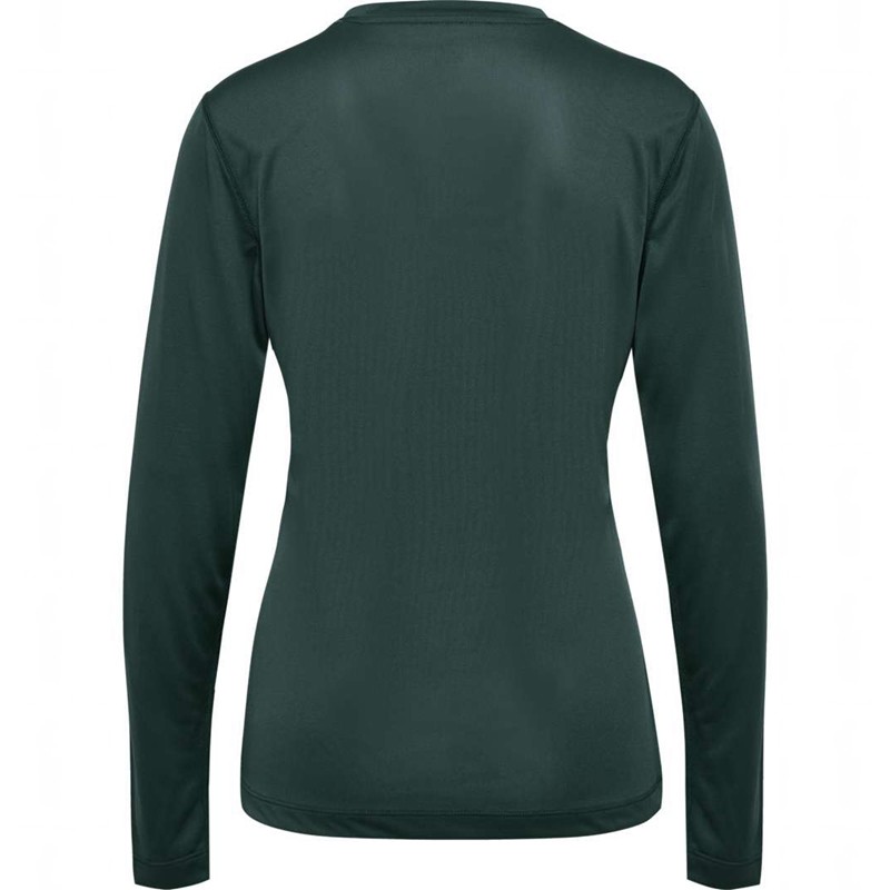 T Shirts Hummel Nwlbeat L/S W Femme Vert | 641622-689