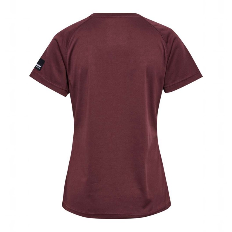 T Shirts Hummel Nwlcharge Mesh W Femme Bordeaux | 701195-324