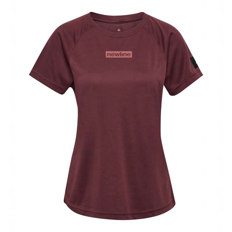 T Shirts Hummel Nwlcharge Mesh W Femme Bordeaux | 701195-324