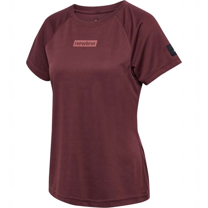 T Shirts Hummel Nwlcharge Mesh W Femme Bordeaux | 701195-324