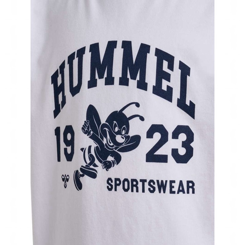 T Shirts Hummel Print S/S Enfant Blanche | 086442-557