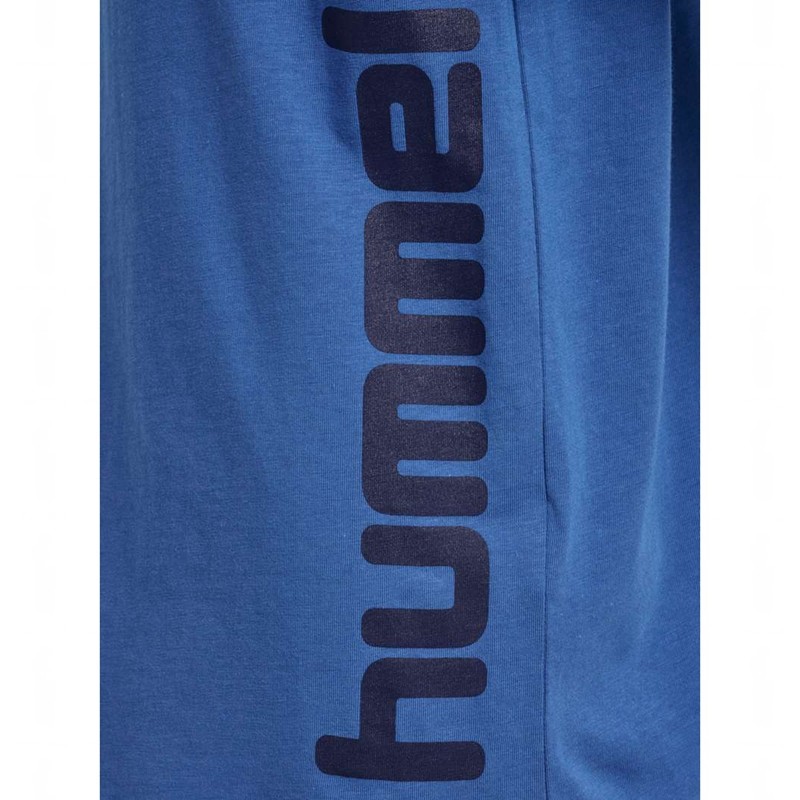 T Shirts Hummel Print S/S Enfant Bleu | 001390-664