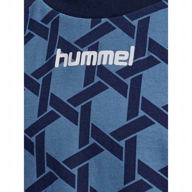 T Shirts Hummel Ps L/S Enfant Bleu | 407141-474