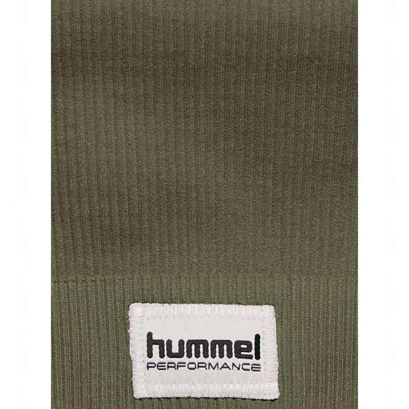 T Shirts Hummel Pulse Seamless Rib Femme Vert Olive | 826708-049