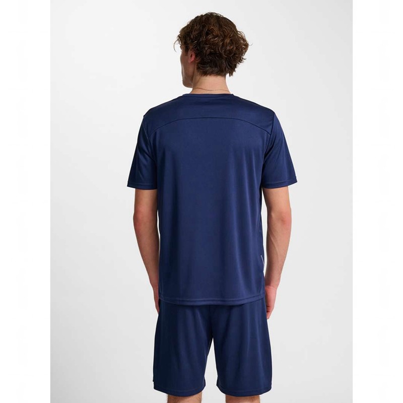 T Shirts Hummel Pulse Training S/S Homme Bleu Marine | 261590-178