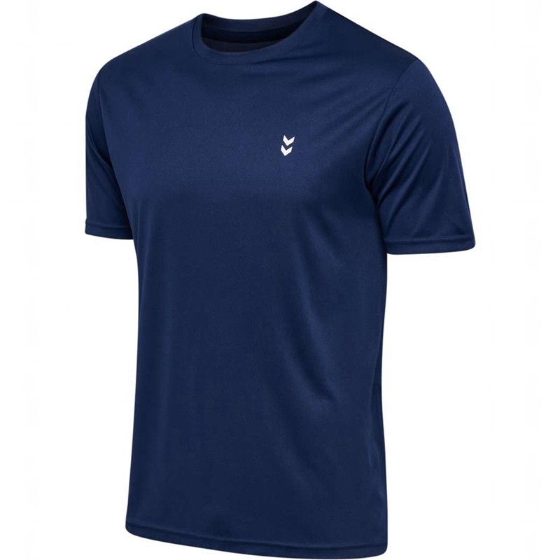 T Shirts Hummel Pulse Training S/S Homme Bleu Marine | 261590-178
