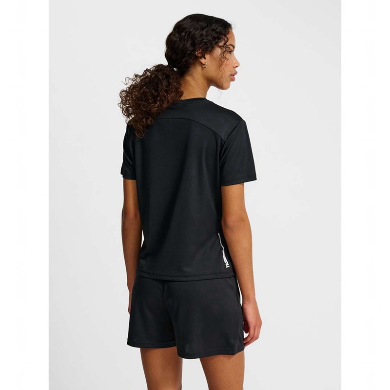 T Shirts Hummel Pulse Training W S/S Femme Noir | 389183-107
