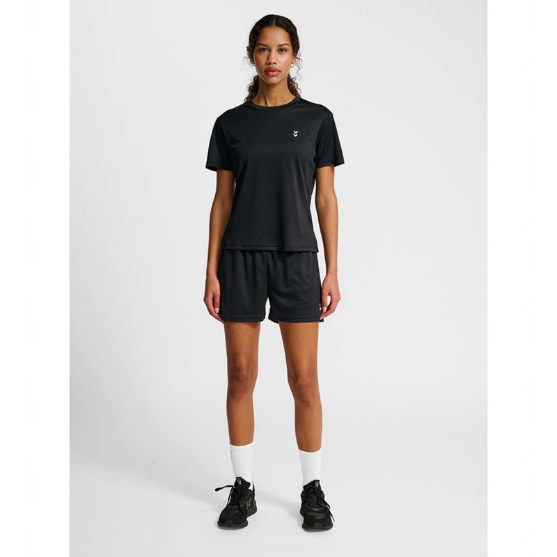 T Shirts Hummel Pulse Training W S/S Femme Noir | 389183-107