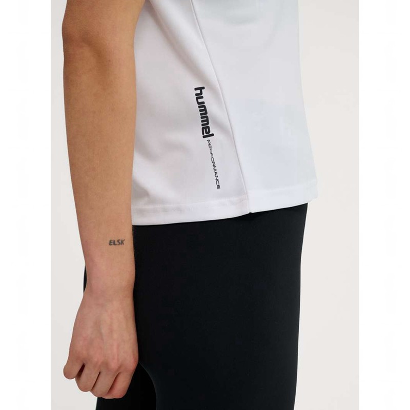 T Shirts Hummel Pulse Training W S/S Femme Blanche | 056625-394