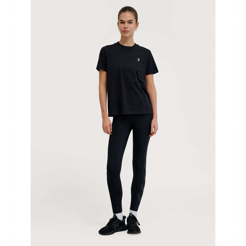 T Shirts Hummel Pulse W Femme Noir | 070969-343