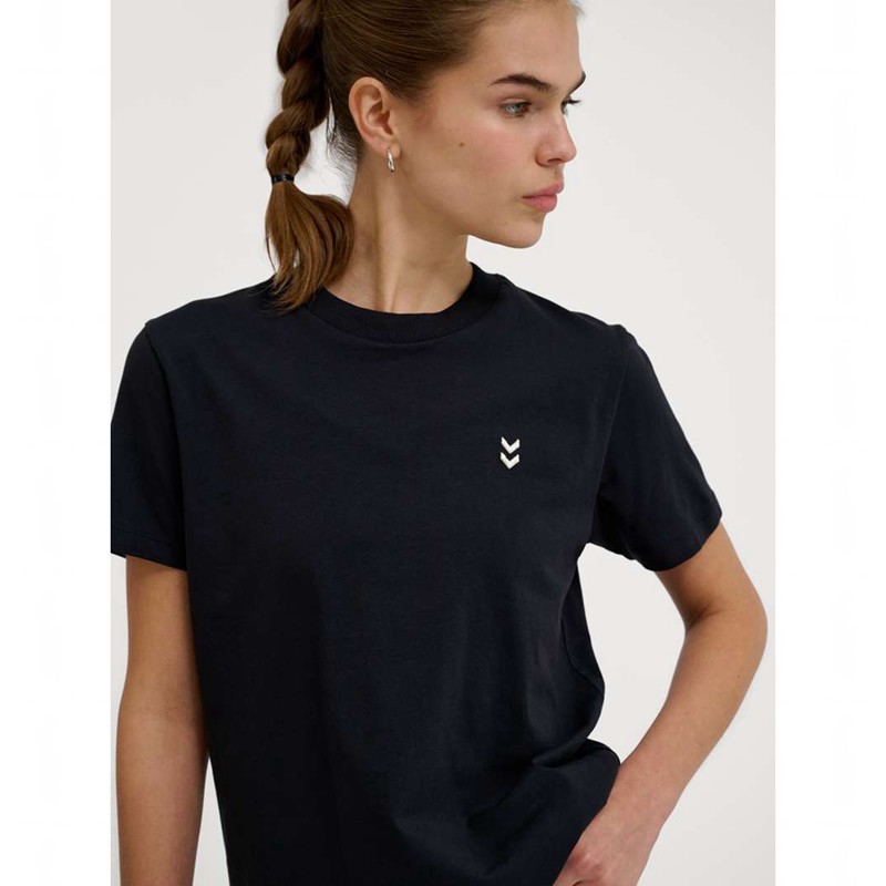 T Shirts Hummel Pulse W Femme Noir | 070969-343