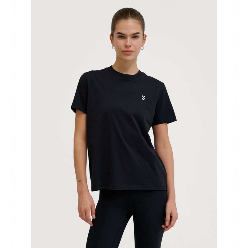 T Shirts Hummel Pulse W Femme Noir | 070969-343