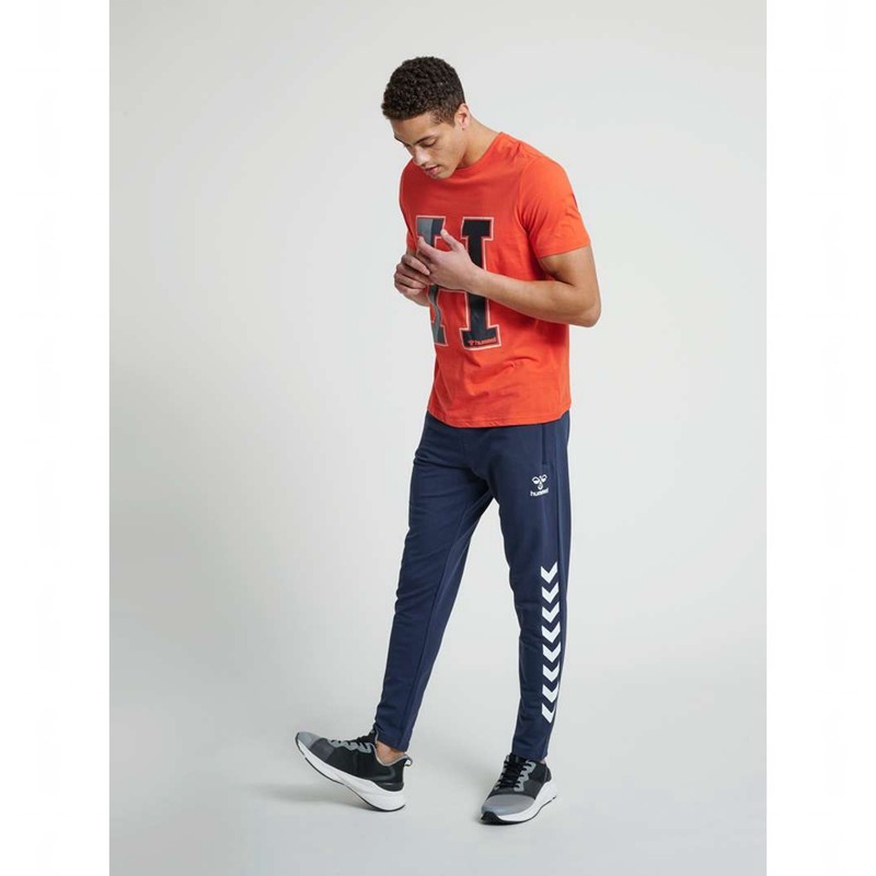 T Shirts Hummel Ray 2.0 Tapered Homme Bleu Marine | 627330-596