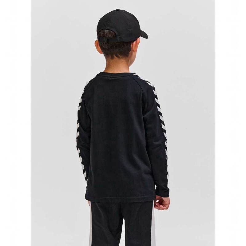 T Shirts Hummel Ready L/S Enfant Noir | 849915-873