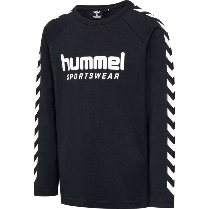 T Shirts Hummel Ready L/S Enfant Noir | 849915-873