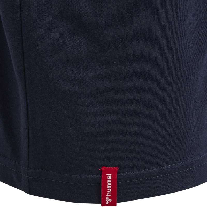 T Shirts Hummel Red Basic S/S Enfant Bleu Marine | 514493-408