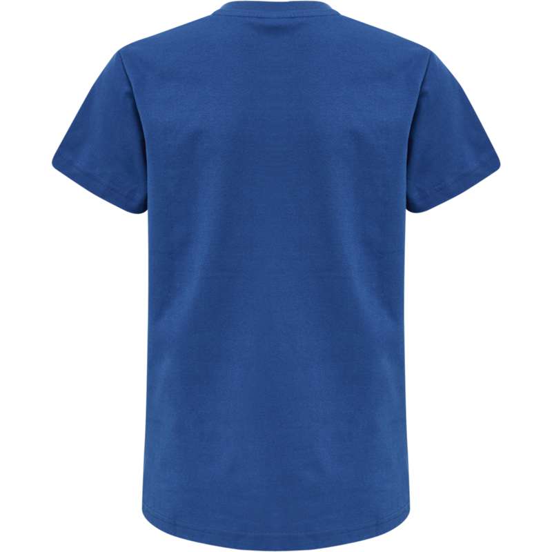 T Shirts Hummel Red Basic S/S Enfant Bleu | 100344-860