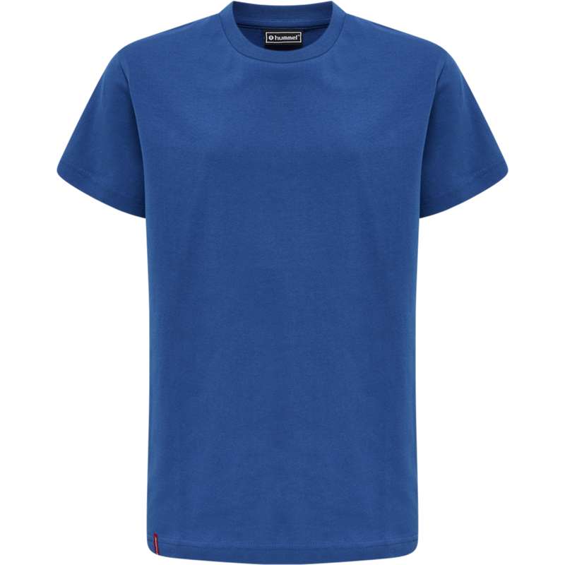T Shirts Hummel Red Basic S/S Enfant Bleu | 100344-860