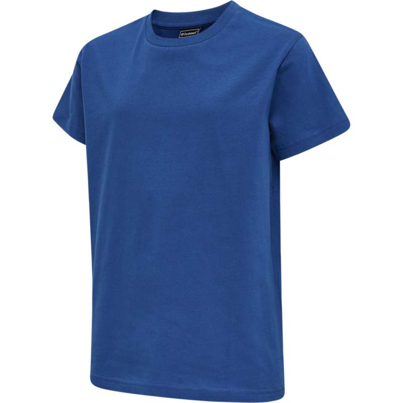T Shirts Hummel Red Basic S/S Enfant Bleu | 100344-860