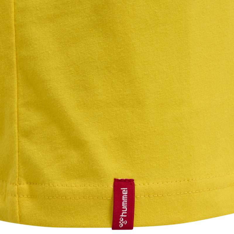 T Shirts Hummel Red Basic S/S Enfant Jaune | 871208-672