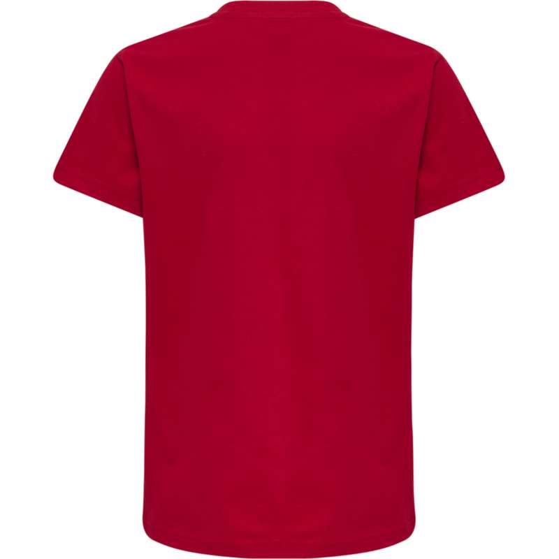 T Shirts Hummel Red Basic S/S Enfant Rouge | 647631-584