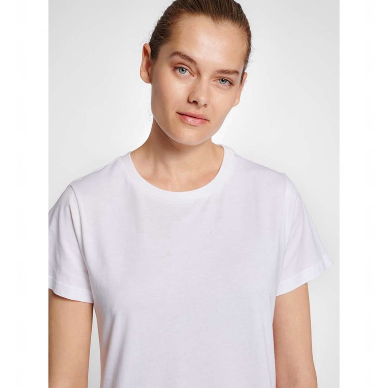 T Shirts Hummel Red Basic S/S Femme Blanche | 045787-277