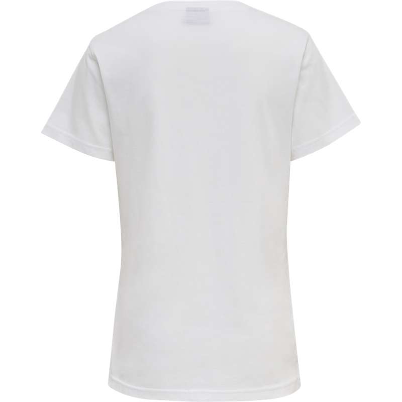T Shirts Hummel Red Basic S/S Femme Blanche | 045787-277