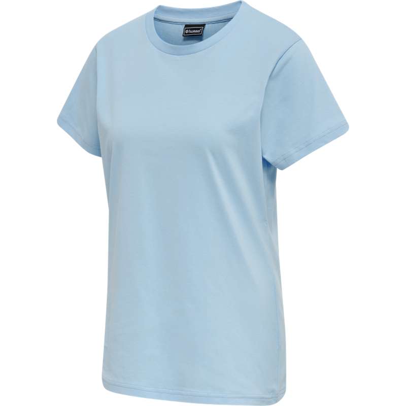 T Shirts Hummel Red Basic S/S Femme Bleu | 755398-418