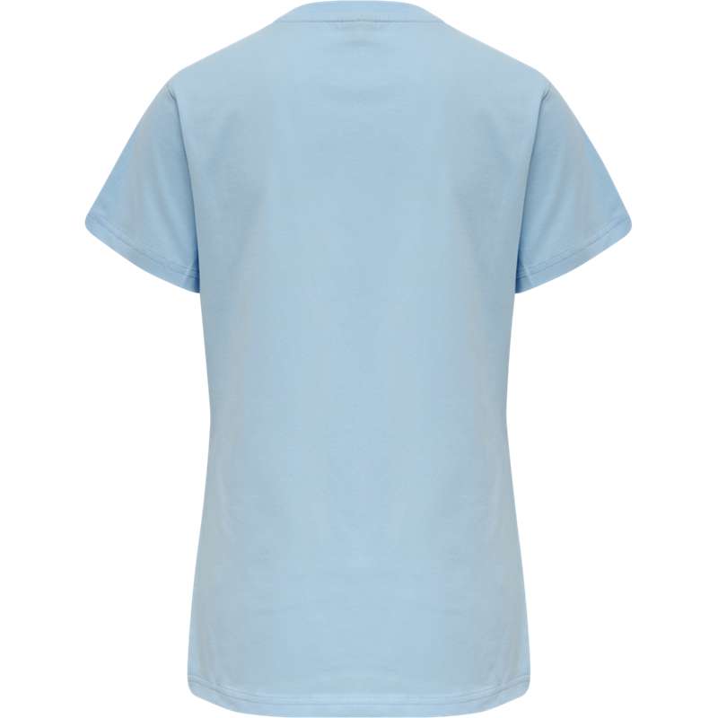 T Shirts Hummel Red Basic S/S Femme Bleu | 755398-418