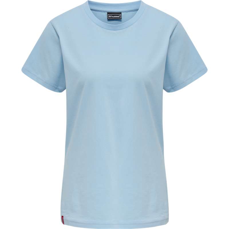 T Shirts Hummel Red Basic S/S Femme Bleu | 755398-418