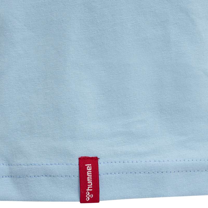 T Shirts Hummel Red Basic S/S Femme Bleu | 755398-418