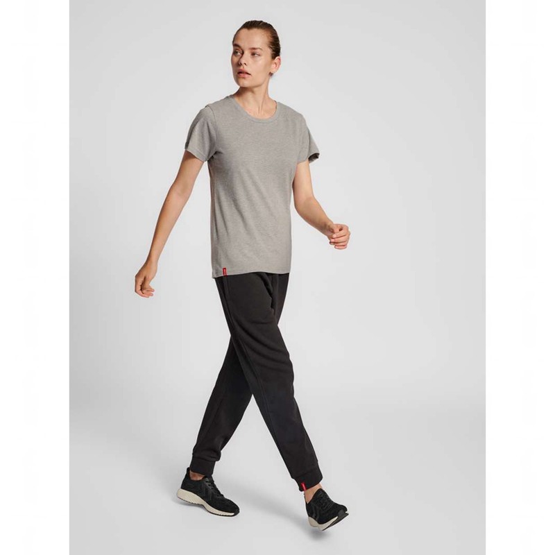 T Shirts Hummel Red Basic S/S Femme Grise | 133815-942
