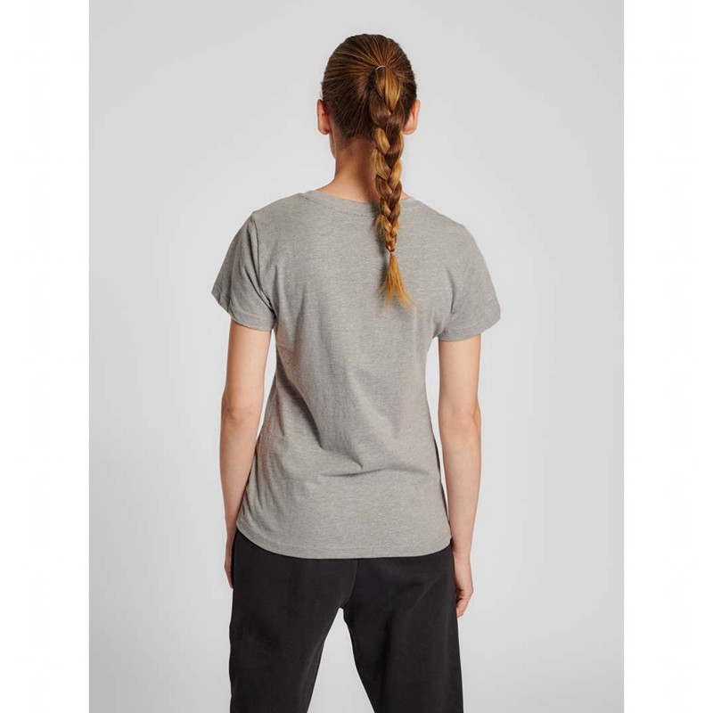 T Shirts Hummel Red Basic S/S Femme Grise | 133815-942