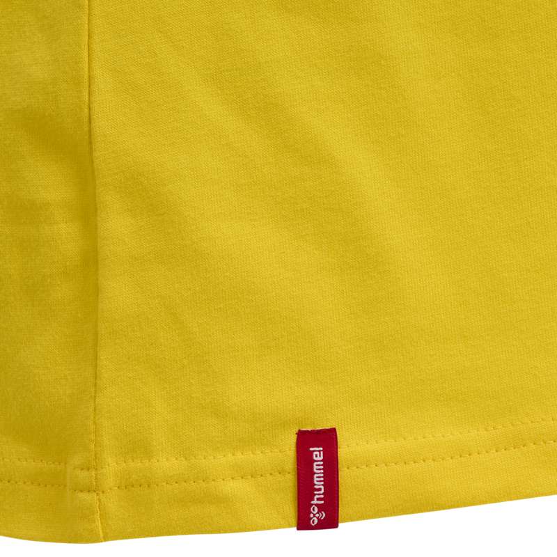 T Shirts Hummel Red Basic S/S Femme Jaune | 836244-760