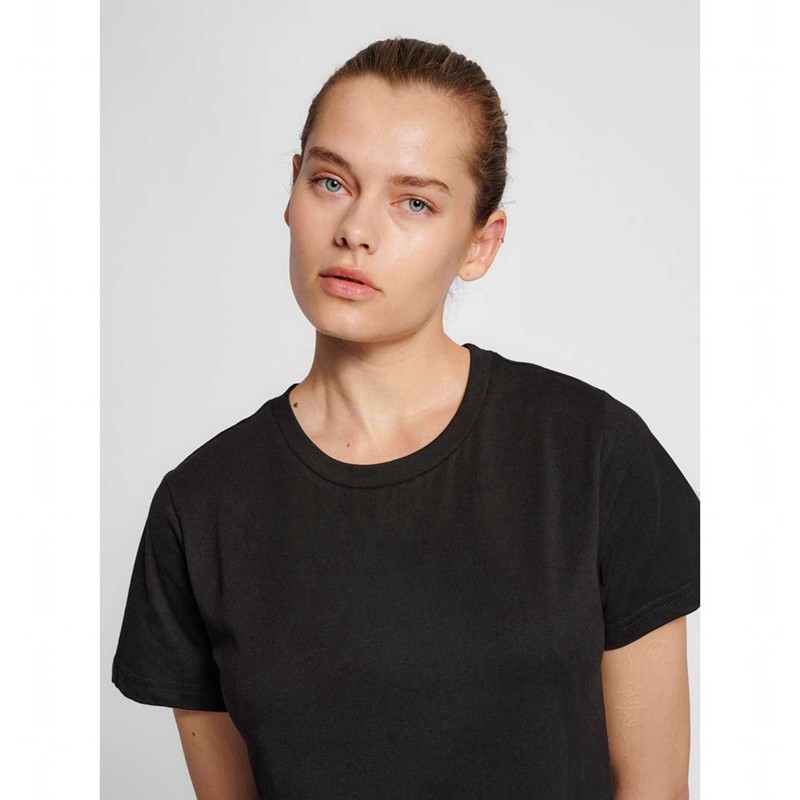 T Shirts Hummel Red Basic S/S Femme Noir | 676989-841