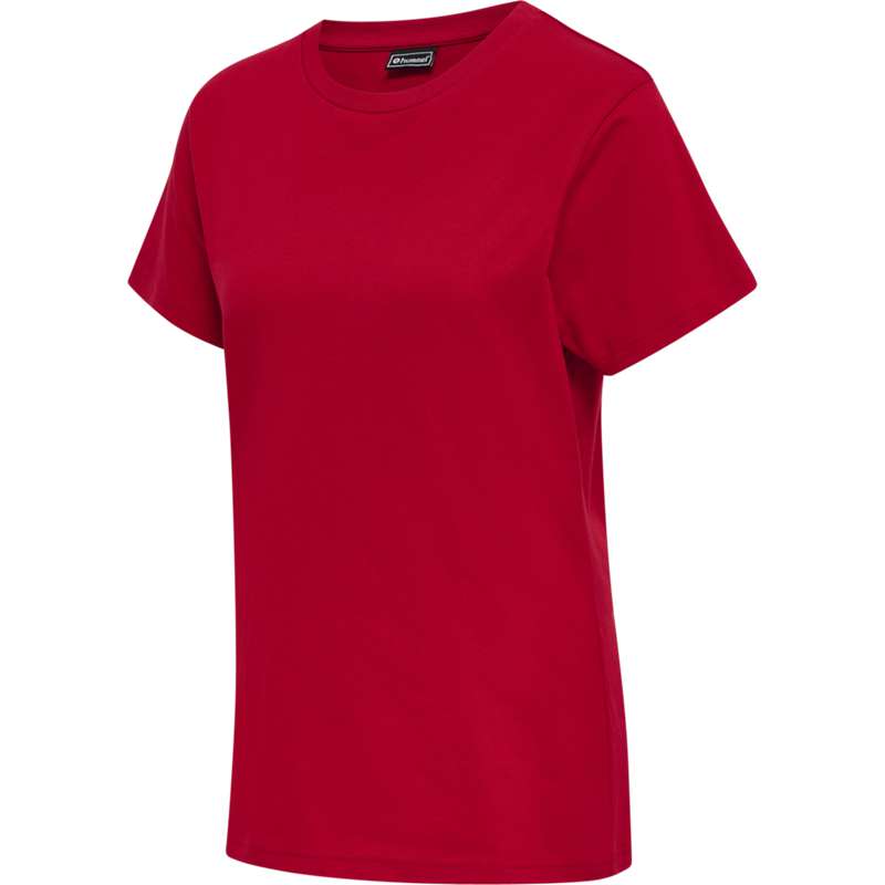 T Shirts Hummel Red Basic S/S Femme Rouge | 005579-684