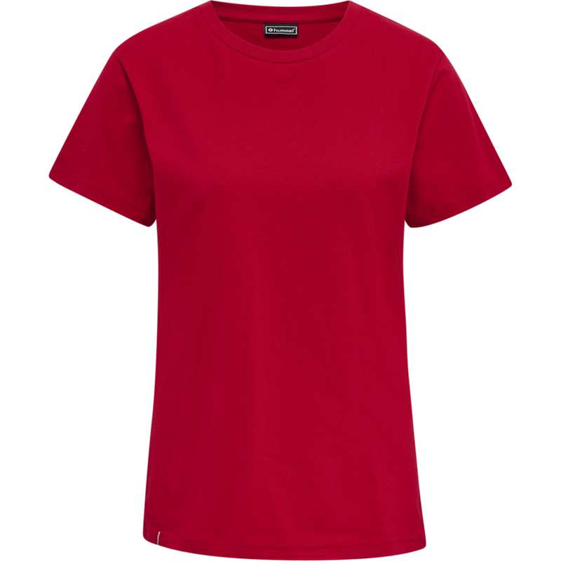 T Shirts Hummel Red Basic S/S Femme Rouge | 005579-684